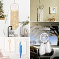 thumbnail image 3 of MesaSe 8Pcs Metal Dream Catcher Rings  Heart Star Moon Shaped Catcher Rings Macrame Rings for DIY Crafts Hanging Decoration, 3 of 8
