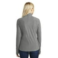 thumbnail image 4 of Port Authority ®  Ladies Microfleece 1/2-Zip Pullover. L224 M Pearl Grey, 4 of 4
