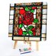thumbnail image 5 of Kit de pintura por números, arte al óleo artesanal, imagen de flor rosa, decoración de pared del hogar, 40x40cm, 5 of 9