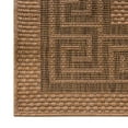 thumbnail image 7 of Unique Loom Outdoor Border Collection Area Rug - Greek Key (6' 1" Square Light Brown/Tan), 7 of 7