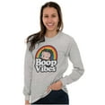 thumbnail image 4 of Betty Boop Cartoon Rainbow Quote Women's Long Sleeve T Shirt Brisco Brands S, 4 of 6