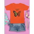 thumbnail image 3 of Leopard Butterfly Quote T-Shirt Juniors -Image by Shutterstock,  x-Large, 3 of 4