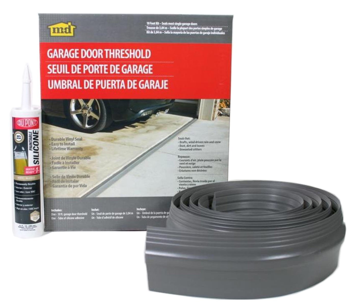 M D Building Products 50100 10 Feet Single Door Garage Door