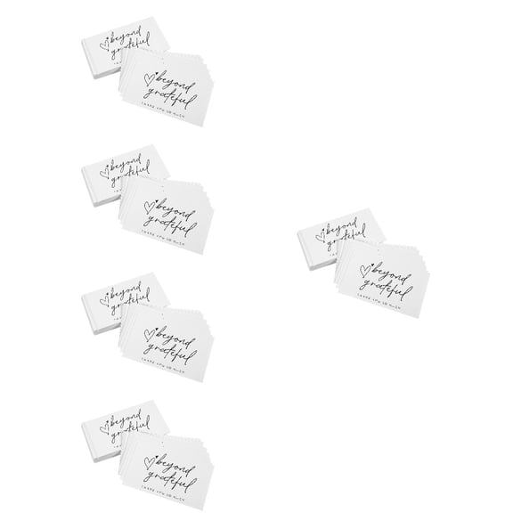 OUNONA 500 Pcs  Small Thank You Cards Gift Cards for Baby Shower Wedding Small Business Simple Thanks Cards