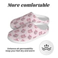 thumbnail image 6 of Lsque Pink Disco Ball Pattern Womens Comfort Cotton on Scuff With Memory Foam and Anti-skid Sole Slipper-37/38, 6 of 7