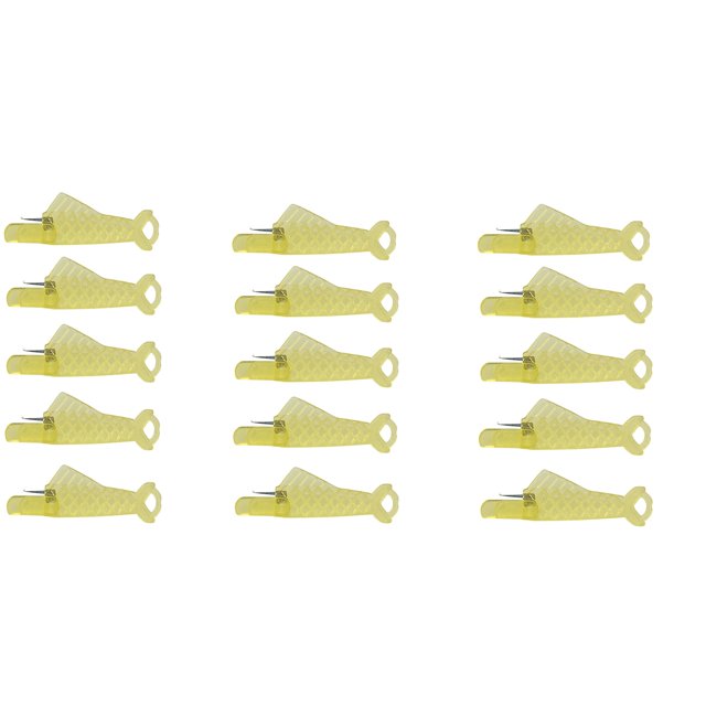Harpily Home Decor 15Pcs Fish Shape Needle Threaders Plastic Needle Threader for Hand Sewing Diy Needle Threader Hand Machine Sewing Tool for Sewing Crafting One Size Multi-Color