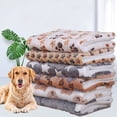 thumbnail image 4 of Thickened Soft Matress Autumn And Winter Sleep Nest Blanket Puppy Pet Mat Dog Cushion Pet Supplies Sleeping Bed 80X100CM WHITE DOG PAWS, 4 of 8
