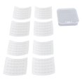 thumbnail image 2 of 8 Sheets Eyelashes Adhesive Strips Glue Free Waterproof Sweatproof Eyelash Glue Strips Reusable False Eyelash Adhesives Black, 2 of 5