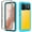 Light Blue, variant on Compatible with Poco X5 Pro Case 360 Degree Full Protection Clear,for Poco X5 Pro Phone Case Silicone Support Wireless Charging Shockproof Luxury Protective Cover (Light Blue)