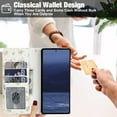 thumbnail image 5 of Wallet Case for Samsung Galaxy Z Fold 7, Flower PU Leather Durable Phone Case Kickstand Flip Case with Card Slots Wrist Strap Pattern Magnetic Closure Protective Case for Galaxy Z Fold 7 - D, 5 of 9