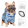 thumbnail image 3 of Balery Cute Shark Sudadera con Capucha para Perros Pequeños – Ropa para Mascotas, Disfraz para Perros y Gatos, Ideal para Fiestas y Cosplay-Large, 3 of 7