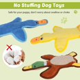 thumbnail image 3 of Eneston Juguetes Para Perros, Paquete De 3 Lindos Juguetes Para Cachorros Con Formas De Pato, Juguete Interactivo Para Masticar Para Perros, Sin Relleno, Chirriante Y Arrugado, Para Razas Pequeñas Y G, 3 of 7