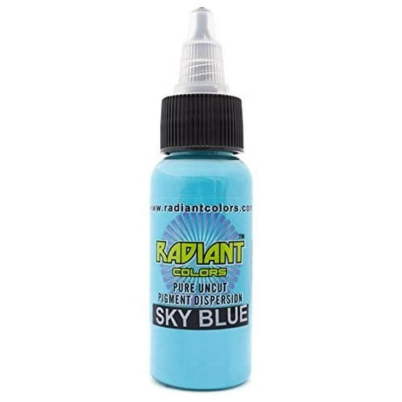 Radiant Colors Tattoo Ink - SKY BLUE 1oz