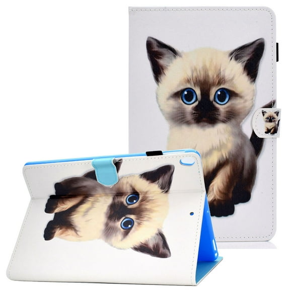 Allytech iPad Air 3 Case 2019 10.5" iPad Pro 10.5 Case Cover 2017, Smart Slim Kickstand Shell Magnetic Auto Sleep/Wake Sleeve with Pen Holder Cover for Apple iPad Air 3rd Gen/iPad Pro 10.5,Cat