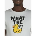 thumbnail image 3 of Humor Men's and Big Men's What the Duck Short Sleeve Men's Graphic Tee, Sizes S - XL, 3 of 4