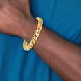 thumbnail image 4 of Primal Gold 14 Karat Yellow and White Gold 10.7mm Miami Cuban Link Bracelet, 4 of 4