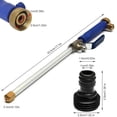 thumbnail image 1 of Watering Wand, Easy To Clean High Pressure Wide Use Adjustable Jet Watering Sprayer Aluminum Alloy Anti Rust with Jet Nozzle for Car Washing, 1 of 7