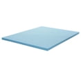 thumbnail image 2 of Onetan 1-Inch Gel Memory Foam Mattress Topper, CertiPUR-US Certified for Superior Comfort and Support, Blue Full, 2 of 5