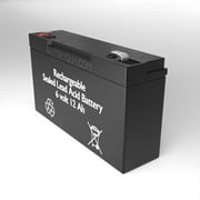 BatteryGuy battery Center BC-6100 replacement 6V 12 F1 terminal battery - BatteryGuy brand equivalent