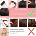 thumbnail image 6 of Synthetic Fiber Clip-in Hair Tinsel, Sparkly Glitter Hair Extensions for Christmas & New Year, 6 of 8
