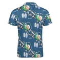 thumbnail image 5 of Anesthesia Men Zipper T-shirt Summer Casual Short Sleeve T-shirt Top, 5 of 7