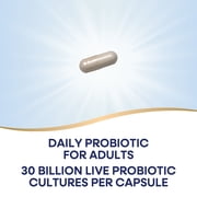 Natures Way Fortify Daily Pre+Probiotic Adult Capsules, 30 Billion Live Cultures, Unisex, 30 Count