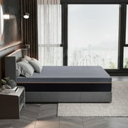 EGOHOME Ego Black 12 inch Gel Memory Foam Mattress, Full Mattress in a Box, Medium Firm