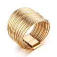 thumbnail image 1 of Stainless Steel Wrap Ring for Womens Wedding Promise Engagement,Gold, 1 of 2