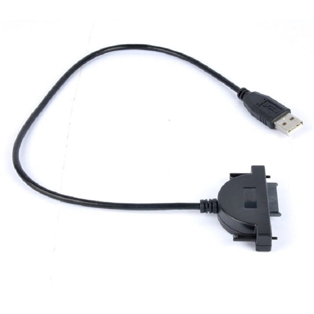 Notebook optical drive SATA to USB easy drive line external optical drive box transfer cable USB external 7+6 conversion line