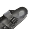 thumbnail image 5 of Weestep Essential lightweight double buckle slip-on flat adjustable women’s men’s sandals(Charcoal, W6-6.5/M4-4.5), 5 of 7