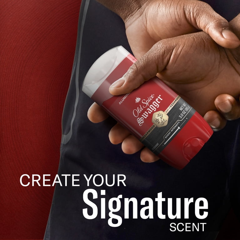 Old Spice Red Collection Men's Swagger Deodorant, Aluminum-Free