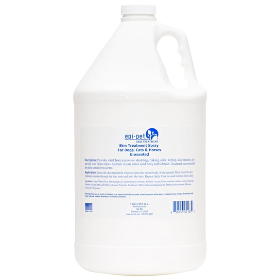 Epi-Pet Skin & Coat Enrichment & Treatment Natural Conditioners Spray for Cats & Dogs, 128 fl oz Jug
