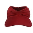 thumbnail image 4 of Luxalzxs Women Visor Sun Hats Summer Outdoor UV Protection Wide Brim Ponytail Hat for Sports Beach Golf Hiking Cap, 4 of 4