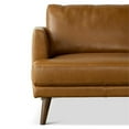 thumbnail image 4 of Pemberly Row Mid-Century Genuine Leather Right-Facing Sectional in Tan, 4 of 6