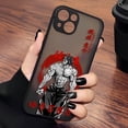 thumbnail image 3 of Hot-blood Anime Baki Hanma funda de teléfono para iPhone 15 14 13 12 11 Mini Pro Max X XR XSMax 7 8 Plus, cubierta trasera transparente mate, 3 of 5