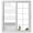 Gray, variant on Sage Green Stripe Window Privacy Film, Modern Rustic Horizontal Green Striped Static Cling UV Sun Blocking Heat Control Window Tint, Non-Adhesive One Way Windows Privacy Cover 23.6''x59''