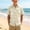 Beige, variant on Boys Hawaiian Shirt Short Sleeve Button Down Tops Aloha Summer Casual Collar Beach Shirts with Pocket Size 3-15