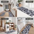 thumbnail image 5 of White and Black Of Leopard Print Kitchen Rugs Sets Of 3,Kitchen Runner Rugs Non Skid Washable,Decorative Kitchen Floor Mats for Kitchen,Sink,Laundry,17"x30"+ 17"x47" + 17"x59", 5 of 6