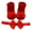 Red, variant on QHFBli Kids Socks Soft Bottom Toddler Shoes Socks Bowkot Princess Socks Floor Socks Girls 6 Months