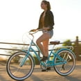 thumbnail image 4 of sixthreezero Every journey Women's 7-Speed Step-Through Hybrid Cruiser Bicycle, 26 In. Wheels and 17.5 In. Frame, Teal, 4 of 8