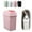 Pink, variant on Musatteng Swing-Top 12-Gallon Can with Leak-Proof Lid - Heavy Duty Recycling Bin for Kitchen, Living Room, Paper Leaf Bags Storage & Waste Management