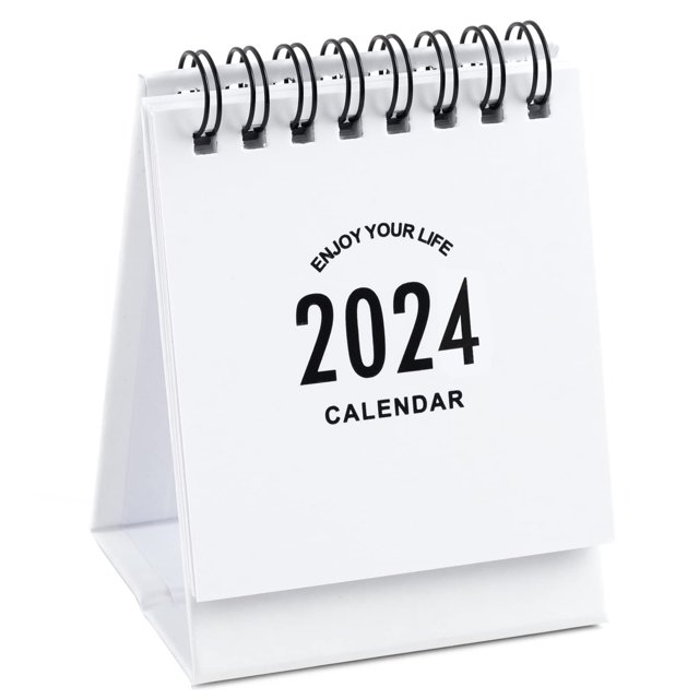 Calendario de escritorio Stiamvd 2024-2025 de enero a junio con pegatinas
