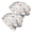 Deer Hot Air, variant on 2PCS Stretch Knit Skull Beanie, Hip-Hop Style, Unisex, Lightweight,Deer Hot Air Balloon Floral White Pattern