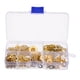 thumbnail image 1 of Terminales de crimpado de anillo de latón aislado, conectores de cable, Kit eléctrico de pala, juego de orejetas de cable M3 M4 M5 M6 M8 M10 150 Uds tholdsy EL2911-00B, 1 of 2