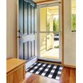 thumbnail image 1 of Ottomanson Ottohome Collection Non-Slip Rubberback Checkered Design Indoor Rug, 1 of 8