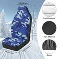 thumbnail image 7 of Uorisanigo Car Seat Covers Front Seats Only, 2-Piece Universal Blue Camouflage Seat Covers for Cars, Coral Velvet Fabric, Automotive Seats Cover for Trucks SUV, 7 of 7