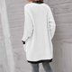 thumbnail image 4 of Pntutb Mujer Moda Color a juego Mangas largas Punto Cardigan Suelto tops Blusa Suéter PNTUTB Pntutb-4997, 4 of 4
