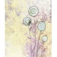 thumbnail image 2 of Ogren, Sarah 26x31 Gold Ornate Wood Framed with Double Matting Museum Art Print Titled - Lavender Floral Abstract, 2 of 4