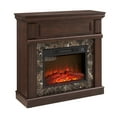 thumbnail image 3 of MDF Fireplace Mantel for 23-Inch Fireplaces - Cherry Finish Traditional Mantelpiece, 41-1/3 Inch Width x 14 Inch Depth x 40 Inch Height, 3 of 7