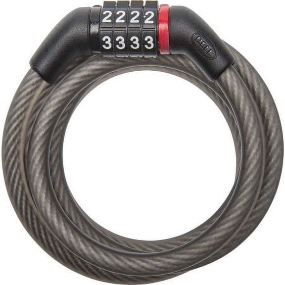 Bell Bicycle Combination Cable Lock 5' Watchdog 100, Black
